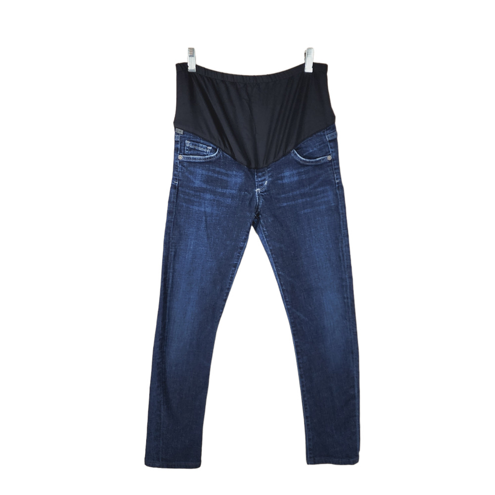 Citizens of Humanity Belly Panel Maternity Jeans Women 28 Medium Blue USA Made
